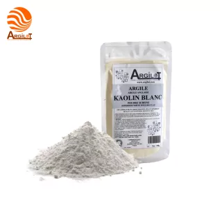 Argile Kaolin blanc Anglais Poudre - Argilot