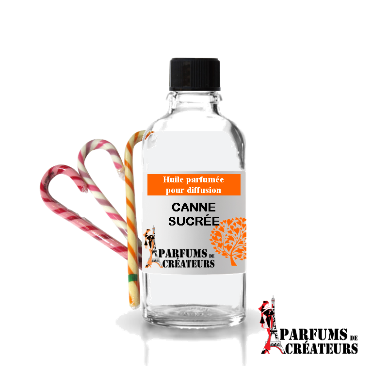 Canne Candy, Huile parfumée spéciale pour diffusion 10ml - Parfums de Créateurs
