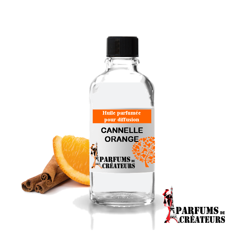 Cannelle Orange, Huile parfumée spéciale pour diffusion 10ml - Parfums de Créateurs