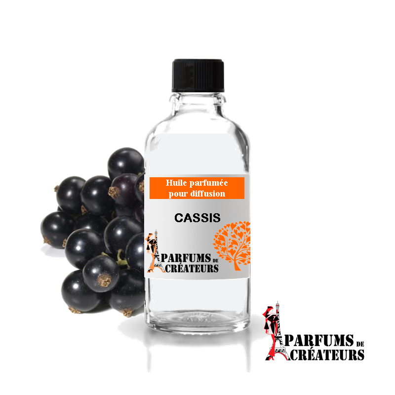 Cassis, Huile parfumée spéciale pour diffusion 10ml - Parfums de Créateurs