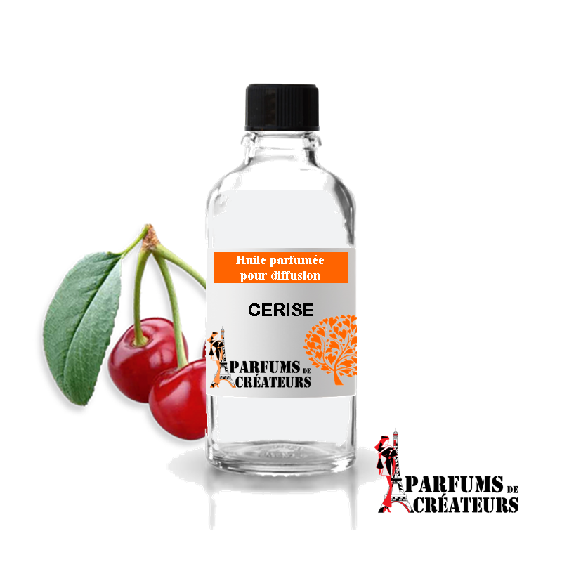 Cerise, Huile parfumée spéciale pour diffusion 10ml - Parfums de Créateurs