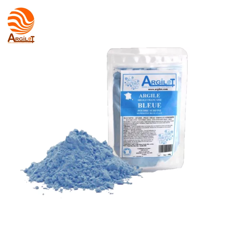Französischer blauer Pulverton - Argilot