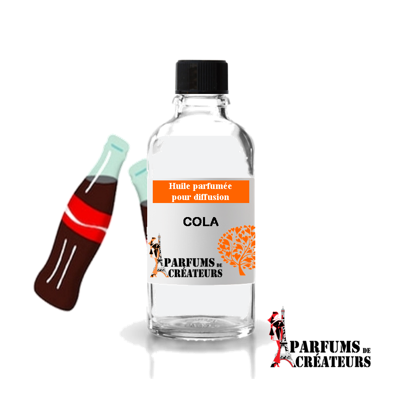 Cola, Huile parfumée spéciale pour diffusion 10ml - Parfums de Créateurs