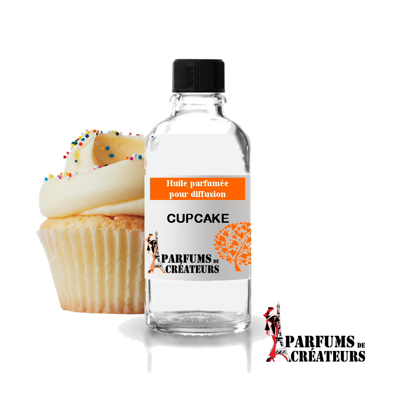 Cupcake, Huile parfumée spéciale pour diffusion 10ml - Parfums de Créateurs