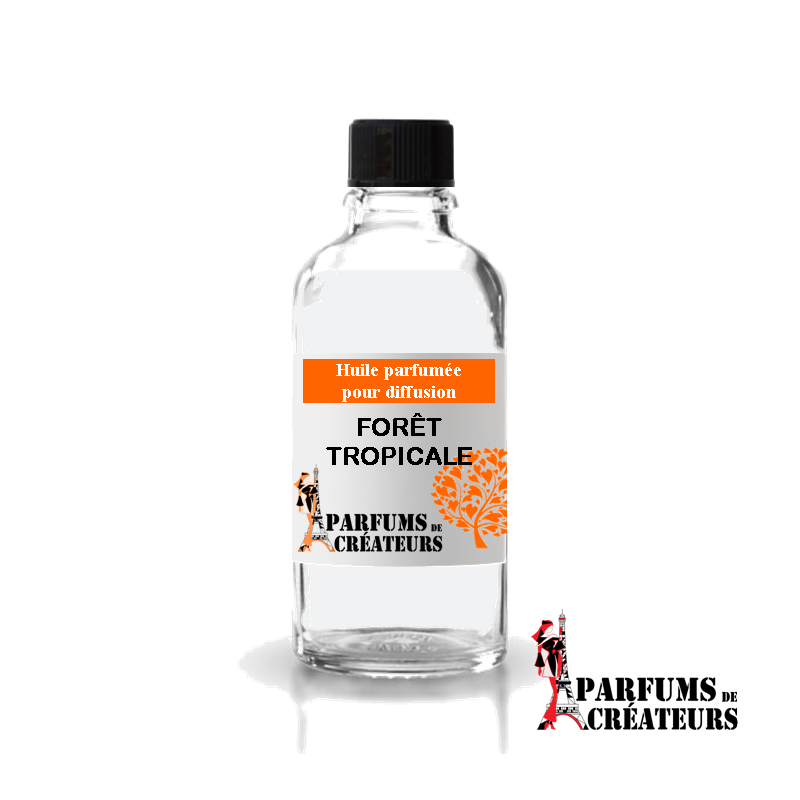 Forêt tropicale, Huile parfumée spéciale pour diffusion 10ml - Parfums de Créateurs