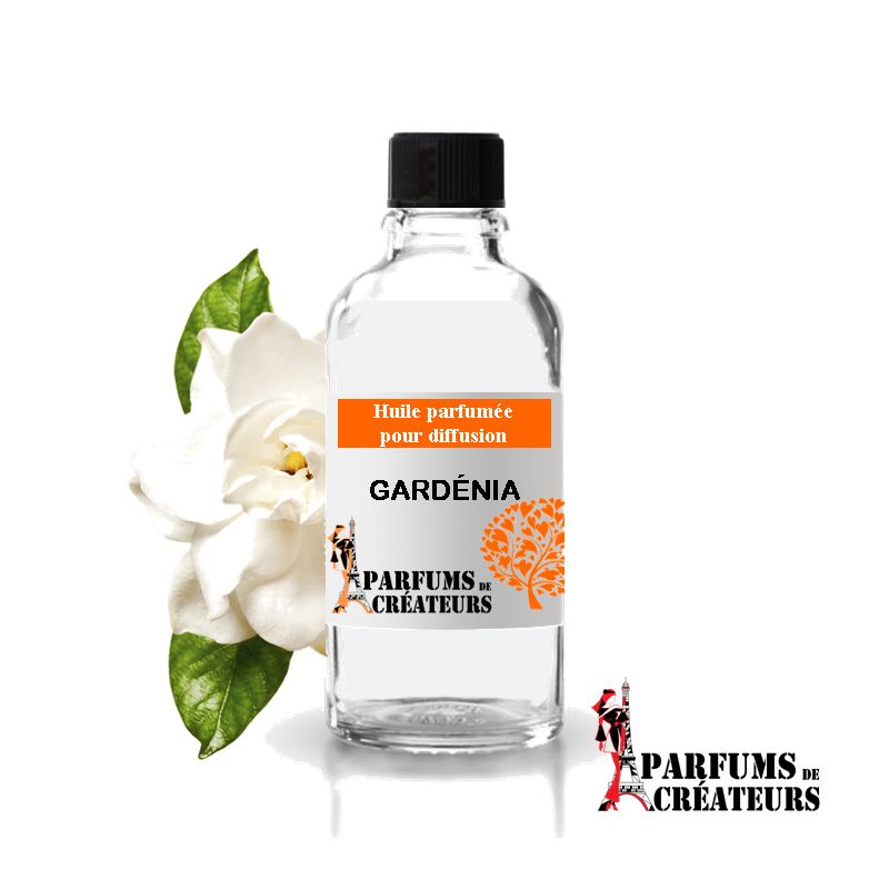 Gardénia, Huile parfumée spéciale pour diffusion 10ml - Parfums de Créateurs