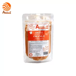 Utilisation Argile Orange Poudre  Française - Argilot