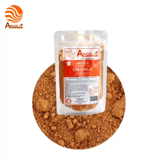 Picos de arcilla naranja