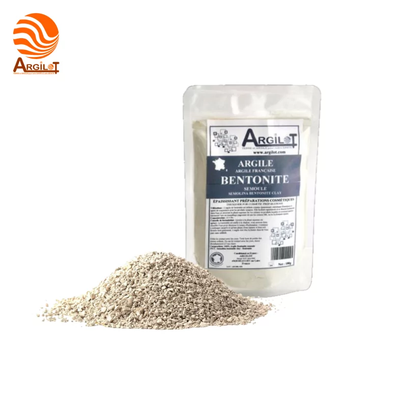 Argile Bentonite Semoule  Française - Argilot