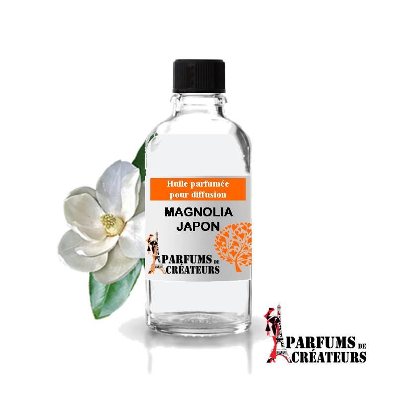 Magnolia Japon, Huile parfumée spéciale pour diffusion 10ml - Parfums de Créateurs
