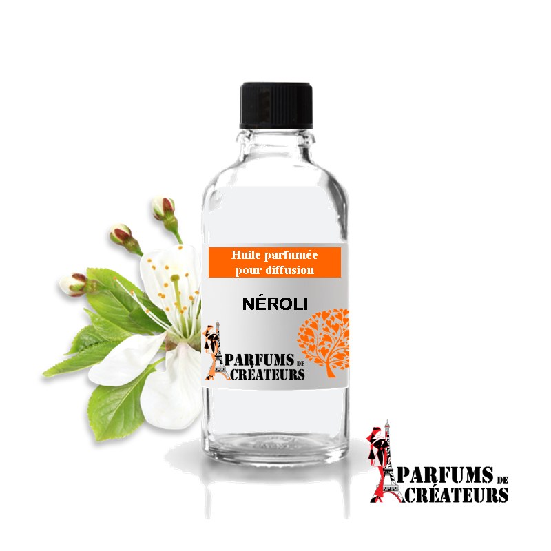 Néroli, Huile parfumée spéciale pour diffusion 10ml - Parfums de Créateurs