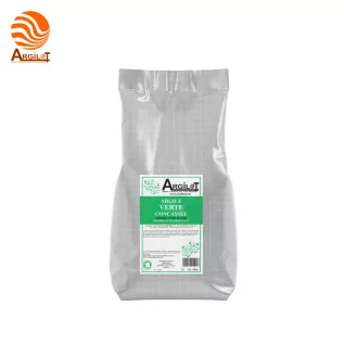 Utilice arcilla verde triturada Illite francesa - Argilot