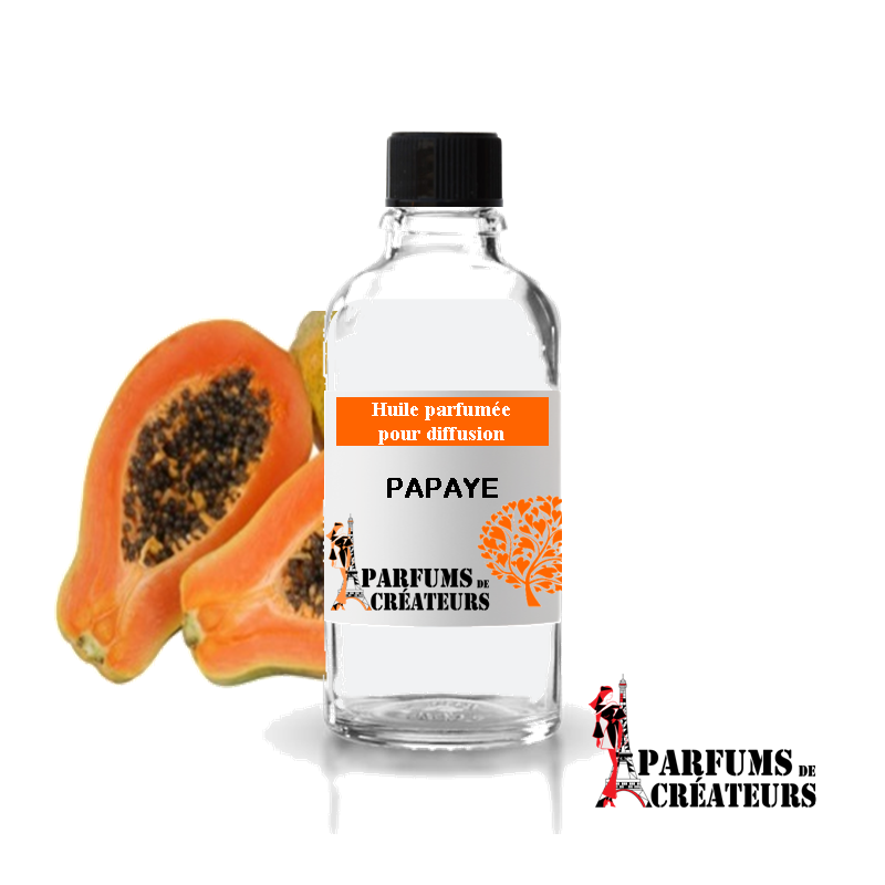 Papaye, Huile parfumée spéciale pour diffusion 10ml - Parfums de Créateurs