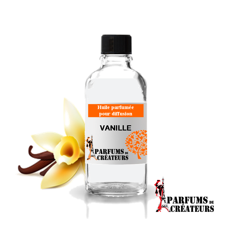 Vanille, Huile parfumée spéciale pour diffusion 10ml - Parfums de Créateurs