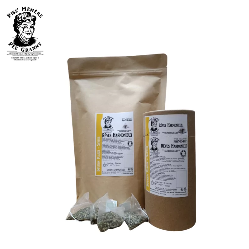 Bolsitas de té Sueños Armoniosos - Piss'Mémère Bolsitas de té Sueños Armoniosos - Piss'Mémère