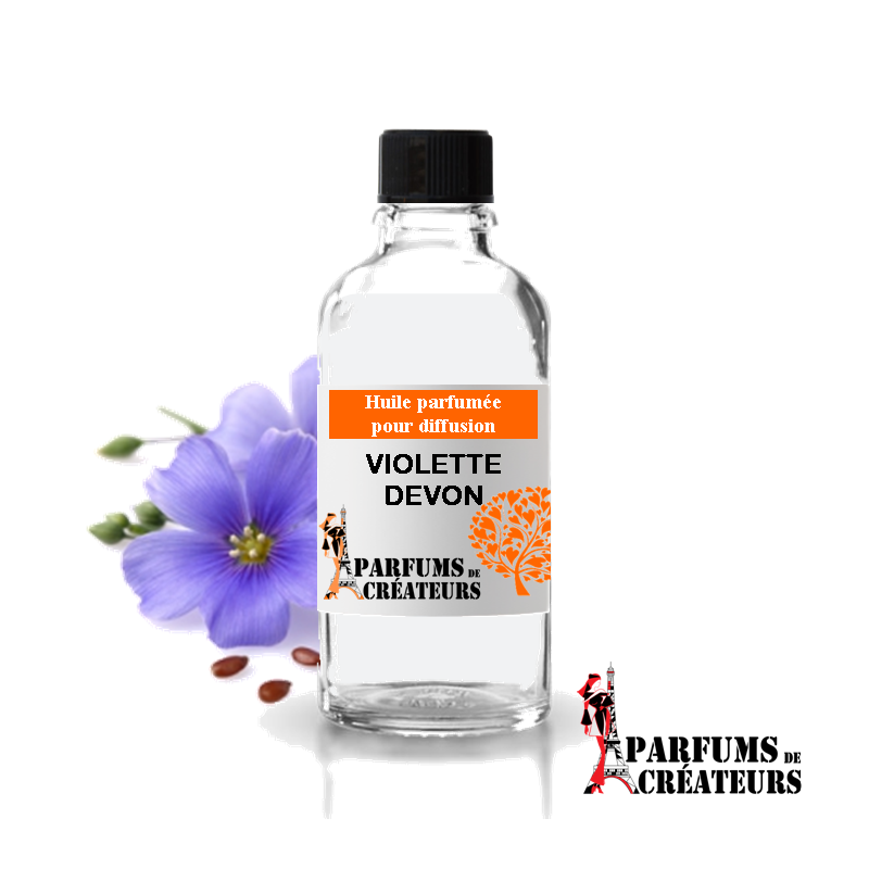 Violette Devon, Huile parfumée spéciale pour diffusion 10ml - Parfums de Créateurs