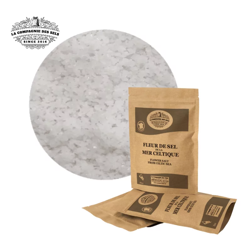 Fleur de Sel de mer celtique (France) - La Compagnie des Sels