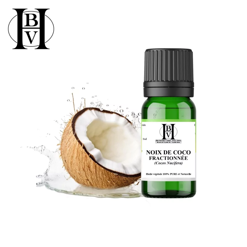 Noix de coco fractionnée huile Végétale (Cocos Nucifera) - HBV Huiles et Beurres Noix de coco fractionnée huile Végétale (Cocos Nucifera) - HBV Huiles et Beurres