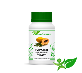 Papayer - Jus de fruit, gélule (Carica papaya) 330mg - Aroma Centre