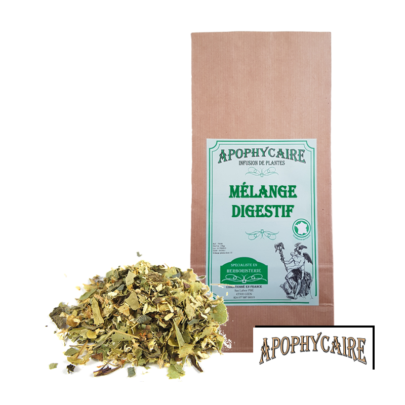 Mélange digestif 5 plantes, tisane de plantes - Apophycaire