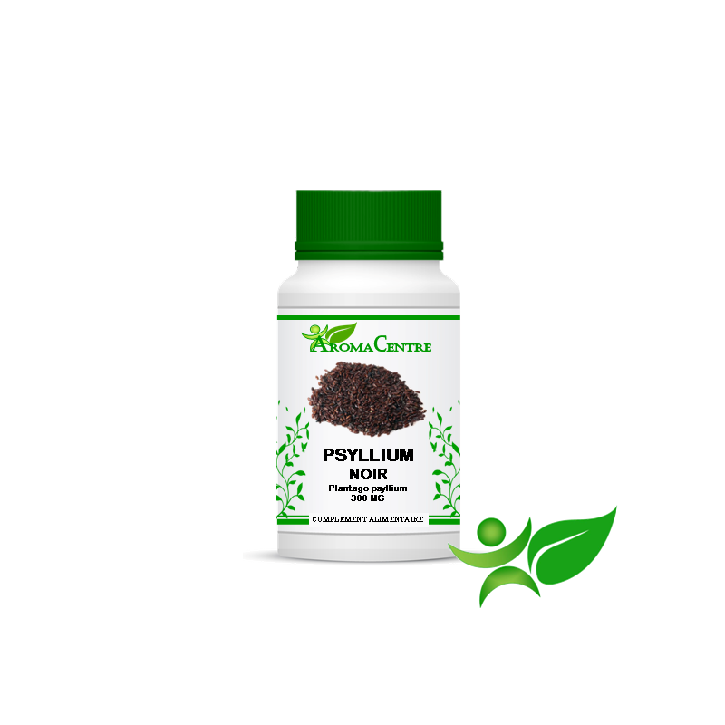 Psyllium noir - Graine, gélule (Plantago psyllium) 300mg - Aroma Centre