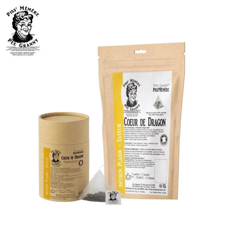 Drachenherz-Teebeutel - Piss'Mémère Drachenherz-Teebeutel - Piss'Mémère