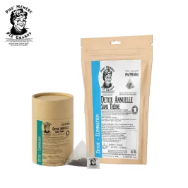 Detox anual sin teína Bolsitas de Té de Origen Bio* - Piss'Mémère | Infusión biodegradable