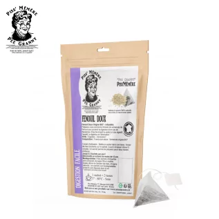 Sweet fennel fruit Infusettes Origine BiO* - Piss'Mémère | Biodegradable Infusion