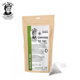 Infusiones de Té Verde Gunpowder Origen Orgánico* - Piss'Mémère | Infusión biodegradable