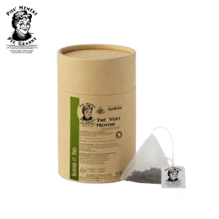 Green Tea Mint Infusettes Organic Origin* - Piss'Mémère | Biodegradable Infusion
