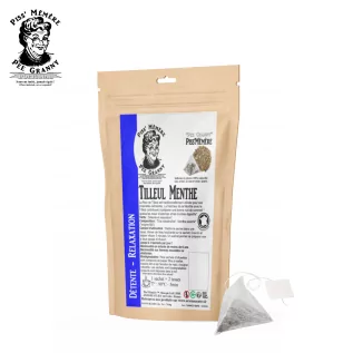 Linden Mint Tea Bags - Piss'Mémère | Biodegradable Infusion