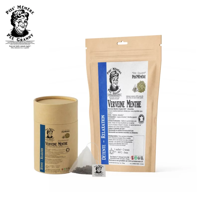 Verbena Mint Tea Bags Organic Origin* - Piss'Mémère