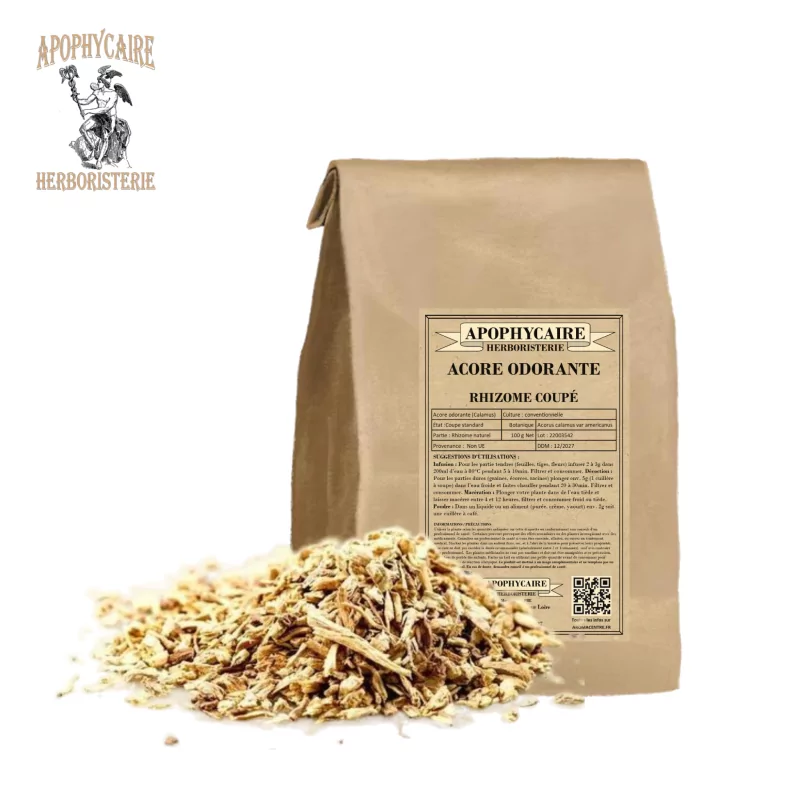 Tatlı bayrak rizomu kesimi (Acorus calamus var americanus) - Apophycaire