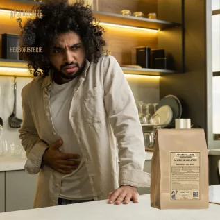 Polvo de rizoma de cálamo dulce, tónico aromático y estimulante digestivo tradicional.