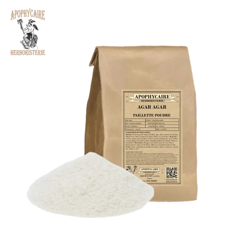 Agar agar powder (Gelidium ssp) - Apophycaire