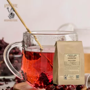 Alkekengi en infusión o preparación tradicional.