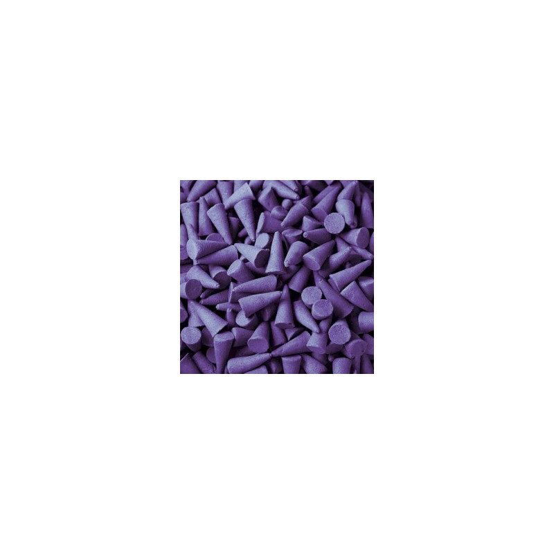 Violette, cône encens indiens - sachet 10p