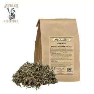 Pelin bitkisinin toprak üstü kısmı kesilmiş (Artemisia vulgaris) - Apophycaire