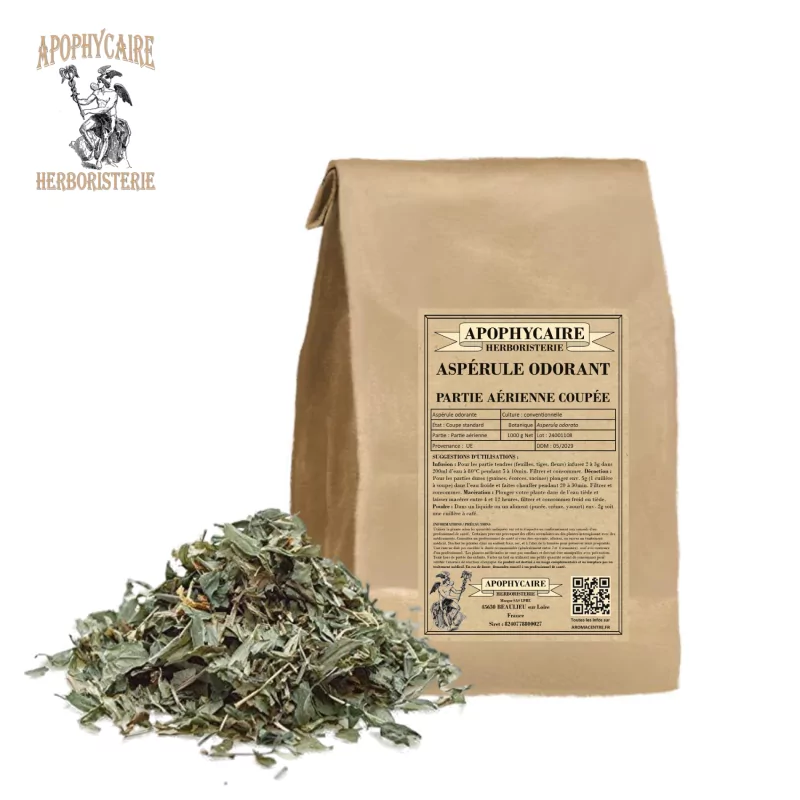 Tatlı odun kırışıklığı, kesilmiş hava kısmı (Asperula odorata) - Apophycaire Tatlı odun kırışıklığı, kesilmiş hava kısmı (Asperula odorata) - Apophycaire