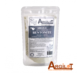 Argile Bentonite Américaine poudre - Argilot 
