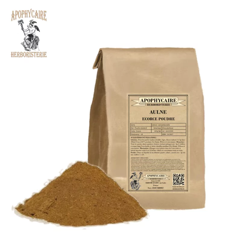 Alder bark powder (Alnus glutinosa) - Apophycaire