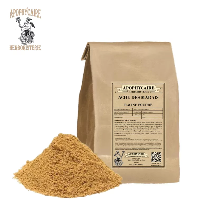 Marsh Achilles Root Powder (Apium graveolens) - Apophycaire Marsh Achilles Root Powder (Apium graveolens) - Apophycaire