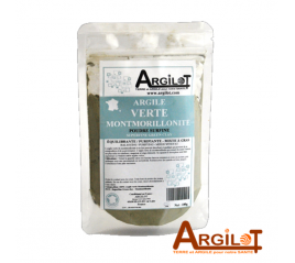 Argile Verte Montmorillonite poudre française - Argilot 