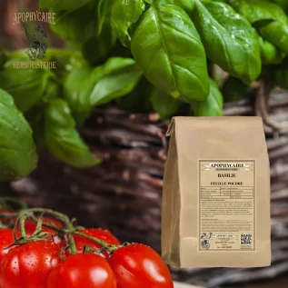 Infusión de hojas de albahaca