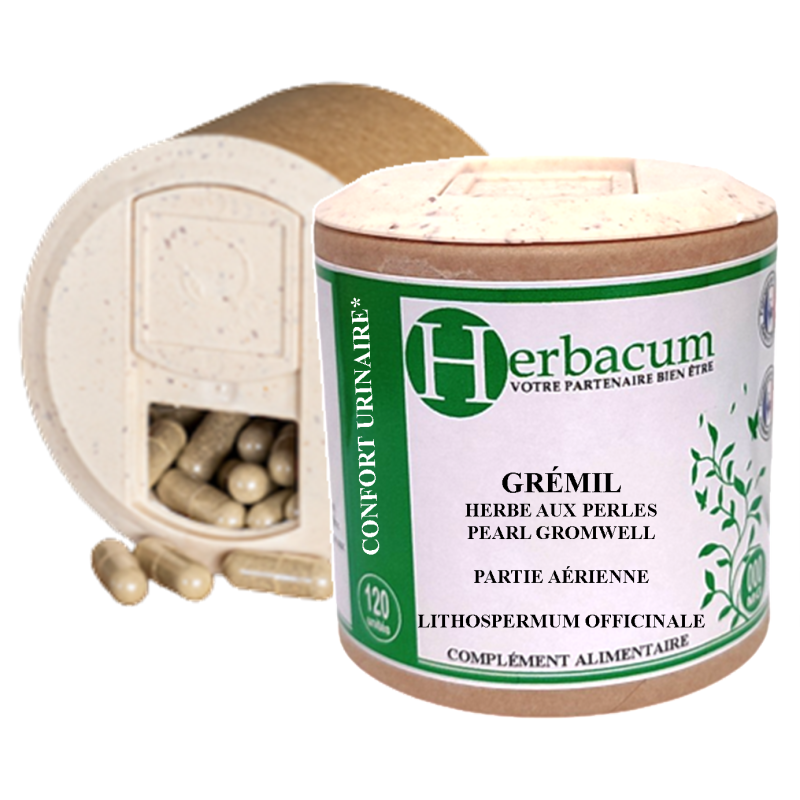 Partie aérienne, gélule (Lithospermum officinale) 250mg - Herbacum™ - Grémil