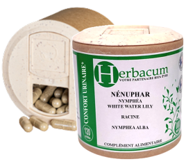 Nénuphar - Racine, gélule (Nymphaea alba) 200mg - Herbacum™