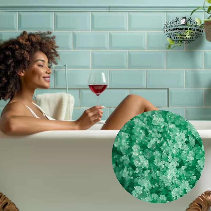 Sels De Bain Anti-stress AROMATIKA 1300g Au Romarin Et Genévrier - Naturel, Pour Bain Relaxant