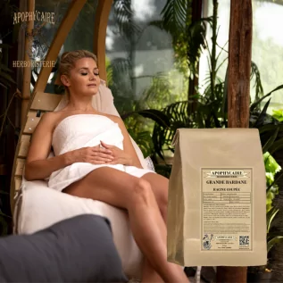 Greater Burdock root cut (Arctium majus) - Apophycaire