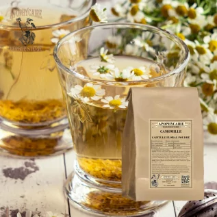 Polvo de cabeza de flor de manzanilla – Matricaria chamomilla | Apophycarius