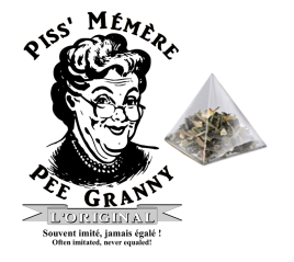 Infusettes Verveine de France BiO - Piss'Mémère ™, disponible en boites ou sachets...